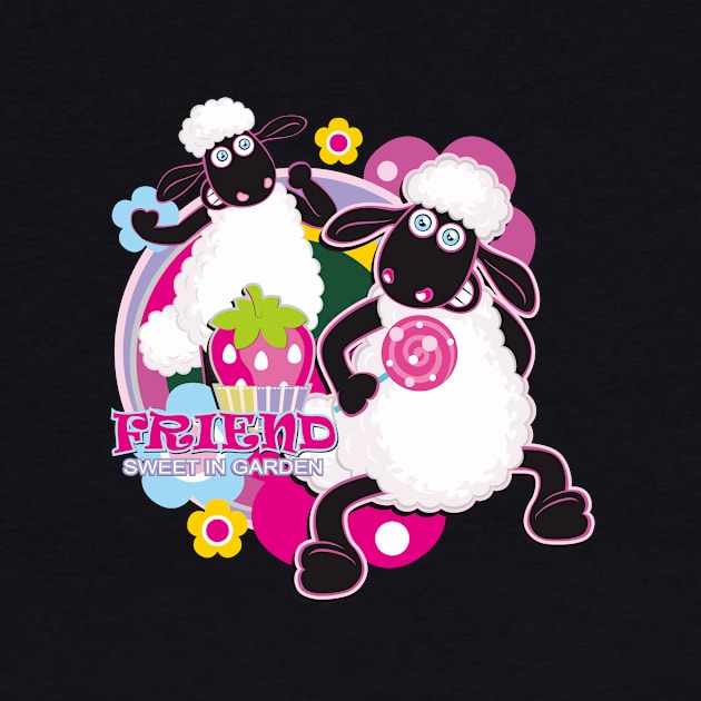 sheep friend by vidtra